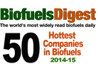 50 entreprises en bioénergie les plus appréciées en 2014-2015 selon Biofuels Digest : votez pour Enerkem